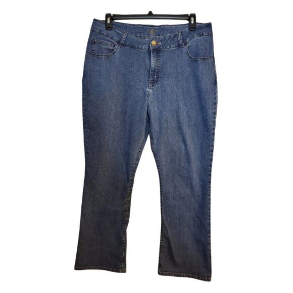 Rider By Lee Curvy Fit Womens Blue Jeans   RJ0615C - Picture 1 of 2